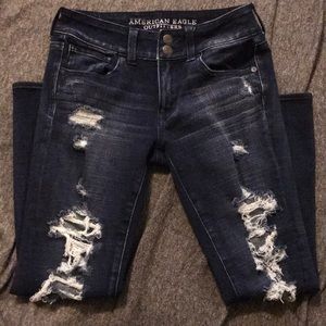 American Eagle artist crop jeans size 2R